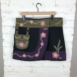 Moshiki Wool Wrap Skirt